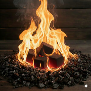 ذغال حبه‌ای مکعبی